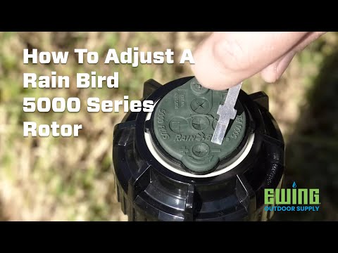 How To Adjust A Rain Bird 5000 Series Rotor