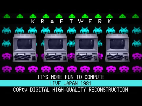 Kraftwerk - It's more fun to compute Live in Japan 1981 (COPtv Digital High-Quality Reconstruction)
