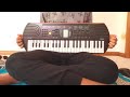 Casio SA 76 Electronic Orange Backed Old Model Mini Keyboard Demonstration And Review