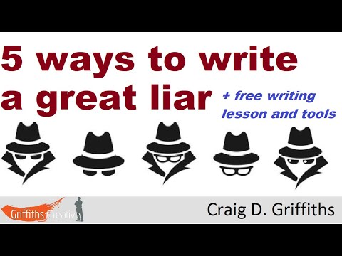 Writing Great Deceptive Characters in your screenplay plus a writing lesson Craig D Griffiths