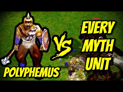POLYPHEMUS vs EVERY MYTH UNIT | Age of Mythology