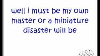KT Tunstall miniature disasters lyrics