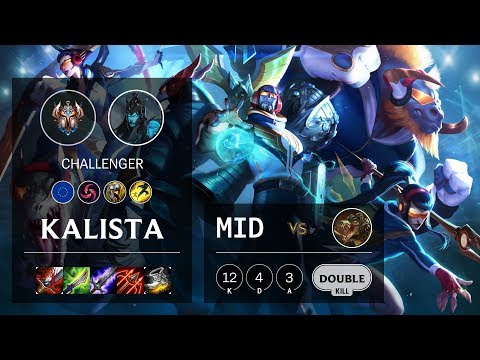 Kalista Mid vs Renekton - EUW Challenger Patch 10.8