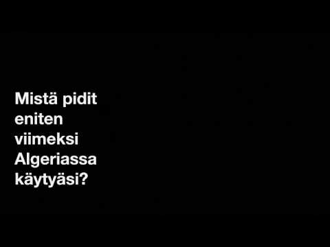 Living in two cultures: Algeria, Tunisia and Finland