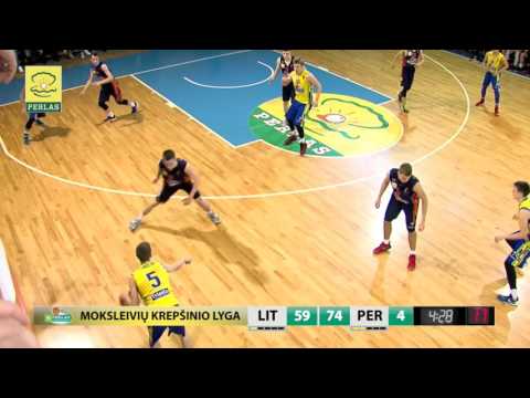 MKL 2017: PLUNGĖS SRC-"LITNAGLIS" - KM "PERKŪNAS" I 2017 03 30 rungtynių momentas