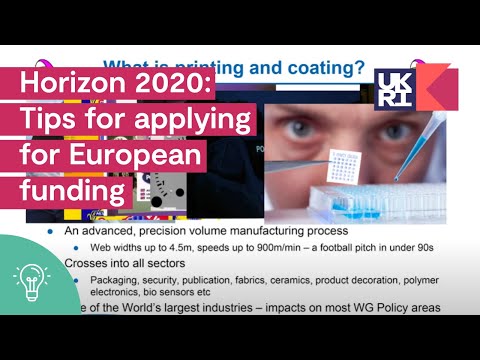 Horizon 2020: Tips for applying for European funding