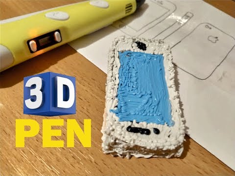 РИСУЮ📱IPHONE 3D🖍️РУЧКОЙ//I DRAW IPHONE A 3D PEN