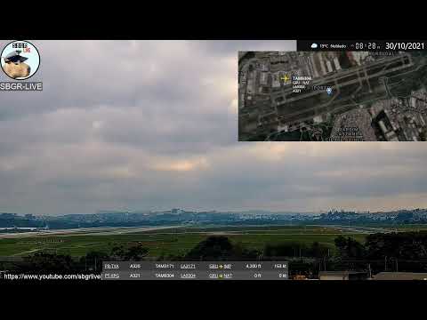 SBGR LIVE 4K - Transmitida dia 29/10/2021(noite) o link da live atual está na descrição @SBGRLIVE