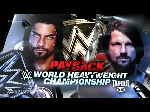 Story of Aj Styles vs Roman Reigns || Payback 2016