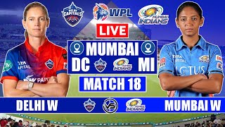 Mumbai Indians W vs Delhi Capitals W WPL Live Scores | MI W vs DC W WPL Live Scores & Commentary