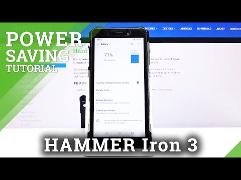 How to Save Battery on myPhone HAMMER Iron 3 – Power Saving Mode