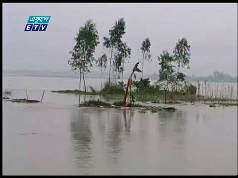 লালমনিরহাটের হাতীবান্ধায় চরাঞ্চল ও নদী তীরবর্তী নিম্নাঞ্চল প্লাবিত