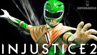 The Green Power Ranger Atom! - Injustice 2 "Atom" Gameplay (Online Ranked)