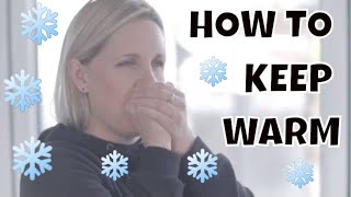 How to keep warm in winter without turning up the heating 🔥