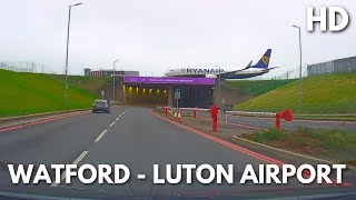 Watford to Luton Airport Route Drive 🚗 | HD Driving