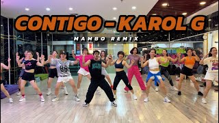 Download lagu CONTIGO - KAROL G | Mambo Mix | Zumba Fitness | Happy Mehra Chore mp3