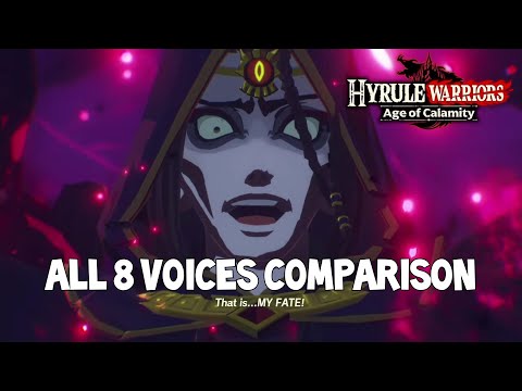 [As Requested] Astor: This is...MY FATE! All 8 Voices Comparison - Hyrule Warriors: Age of Calamity