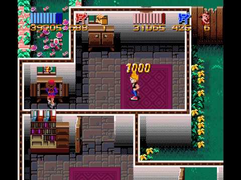 SNES Longplay [360] Zombies Ate My Neighbours (2-Players)