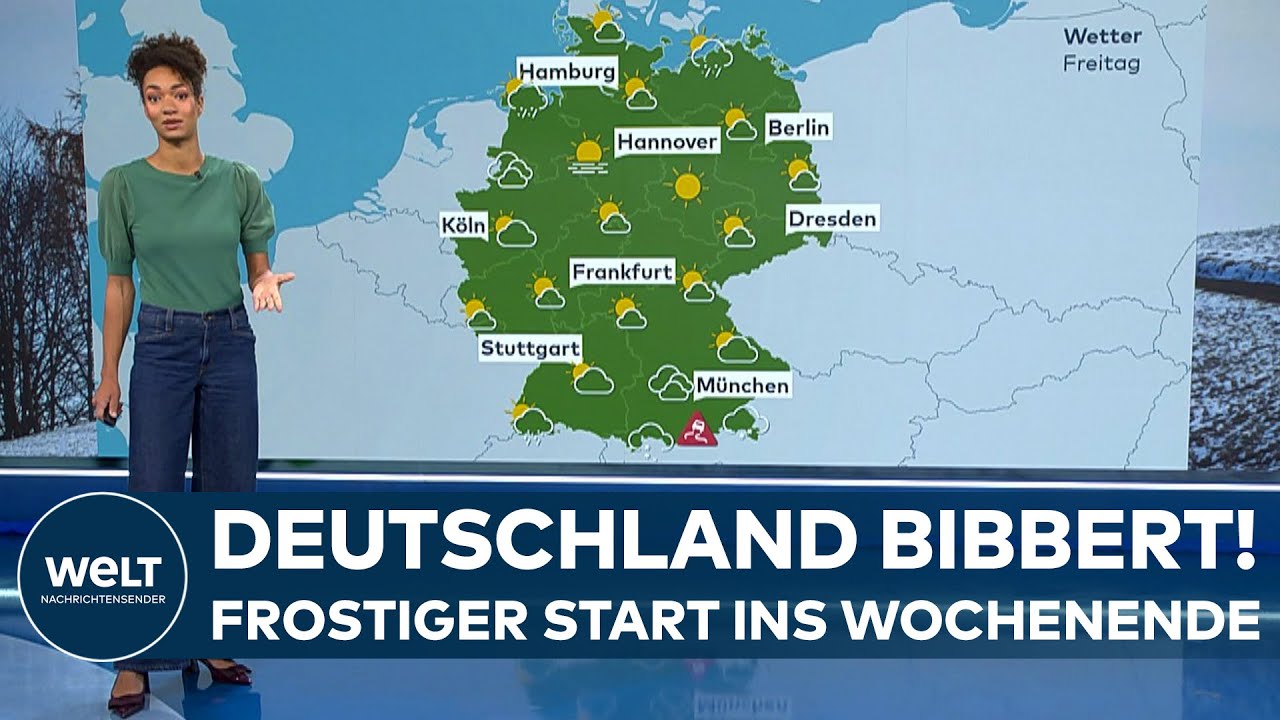 DEUTSCHLAND: Zieht euch warm an! Eiskalter Winterstart – Hier wird es besonders frostig!