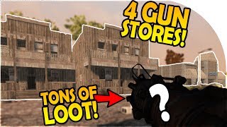 4 GUN STORES?! - TONS of WEAPONS and LOOT! - 7 Days to Die Alpha 16 Gameplay Part 7