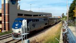 preview picture of video 'Texas Eagle Departs Normal, IL'
