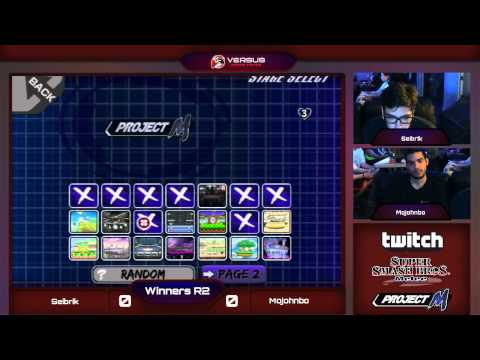 VS Weekly 8/21/14 Winners R2-  Seibrik (Mario) vs Mojohnbo (DK) ProjectM