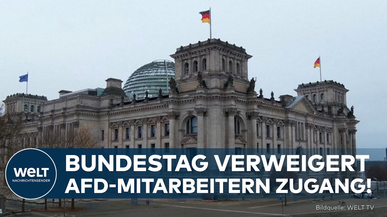 BERLIN: AfD-Mitarbeiter gesperrt – Bundestag zieht wegen Sicherheitsbedenken Konsequenzen