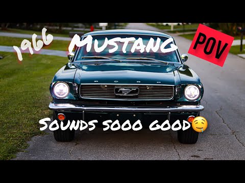 Our 1966 Mustang Coupe 289 | Maha Motives | POV Drive | START-UP | EXHAUST CLIP