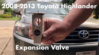 2008-2013 Toyota Highlander Expansion Valve Replacement
