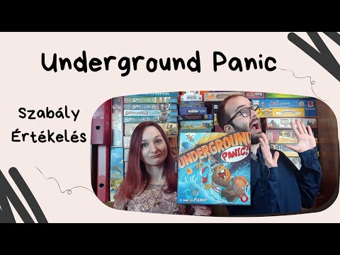 Ettől mi kaptunk frászt: Underground Panic társasjáték játékbemutató és szabályismertető - Társasozz Okosan!