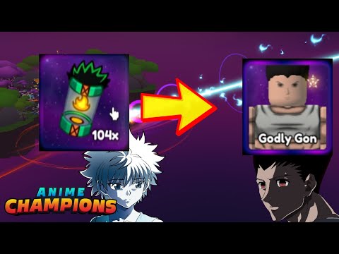 SUMMONING OVER 100 COSMIC HUNTSMEN SUMMON TO GET GODLY GON/CURSED HUNTER - Anime Champions Simulator