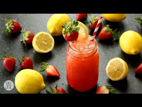 1 Minute Recipe | Strawberry Lemonade