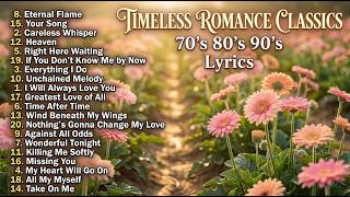 Sweetheart Classics 💕 The Most Beautiful Love Songs Of All Time