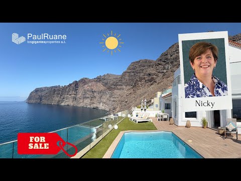 ✨ Luxury Frontline Villa for sale in Los Gigantes, Tenerife ✨
