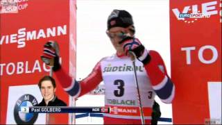 preview picture of video 'Toblach - Dobbiaco - FEB 2  2014 XC cross country ski men and women final'