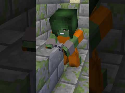 Never Jail Zombie Girl - minecraft Animation #shorts