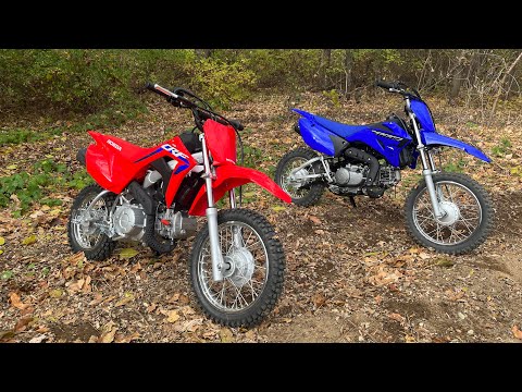 2023 Honda CRF 110 VS. Yamaha TTR110! Price Increase worth it? Side By Side Comparison Review!