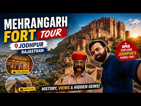 😱 India's Most Beautiful Fort? | Mehrangarh Fort Jodhpur Tour ✈️🇮🇳