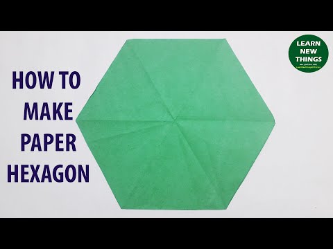 How to Make a Perfect Paper Hexagon from a Square Paper | DIY | Easy Origami Tutorial