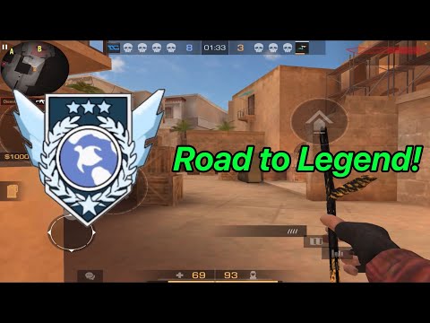 Comeback in 4v5 and became Legend!【standoff2 full competitive gameplay】