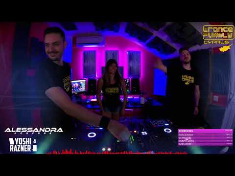 Alessandra Roncone B2B Yoshi & Razner ( In Y&R´s studio ) -Trance Family Cyprus Twitch Event-