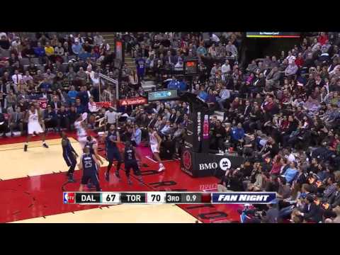 NBA 2015-16 Cory Joseph Supersonic Buzzer Mavericks@Raptors December 22, 2015
