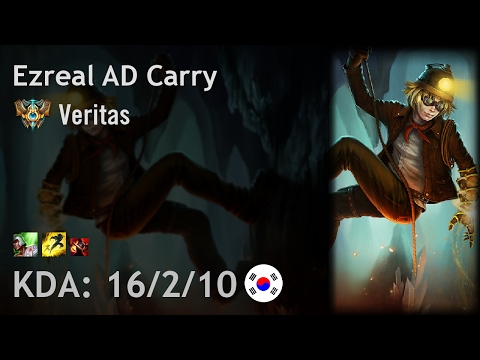 Ezreal AD Carry vs Varus - Veritas - KR Challenger Patch 7.3