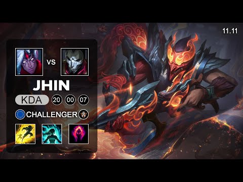 Jhin ADC vs Varus - EUW Challenger Patch 11 11
