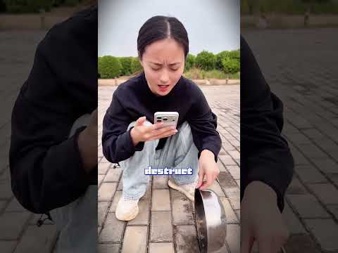Phone dropping gets an instant twist! Boyfriend's epic move leaves girlfriend stunned#Shorts