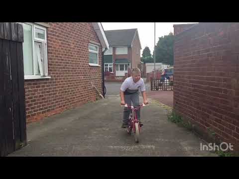 Introduction into channel. He broke his arm!!!