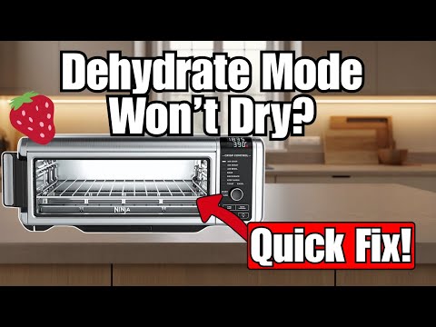Ninja Air Fry Oven Dehydrate Mode Not Working? 3 Easy Fixes (SP101)