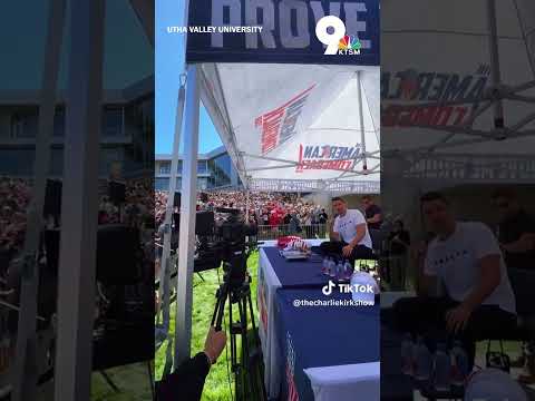 Conservative political activist Charlie Kirk shot during Utah event