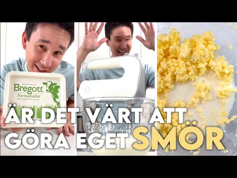 Är det billigare att göra hemgjort Smör än att köpa?