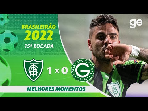 Gols e lances de América-MG x Goiás